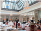 temporary dining room in August 2026
